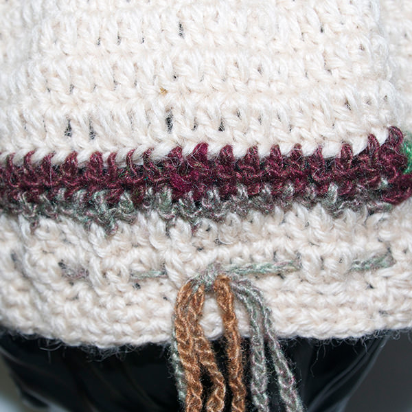 かぎ針ニットキャップ帽子