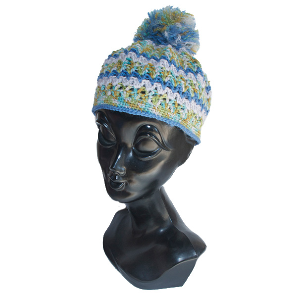 ボンボンニット帽子