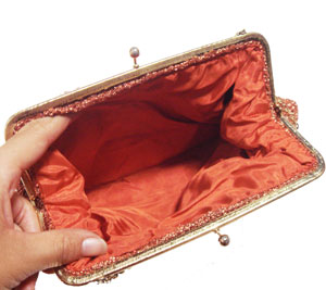 古着ラメパーティーバッグ