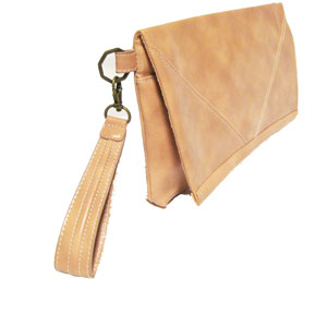 合皮シンプルクラッチバッグ