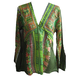 ダシキVネックチュニック