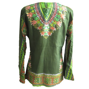 ダシキVネックチュニック