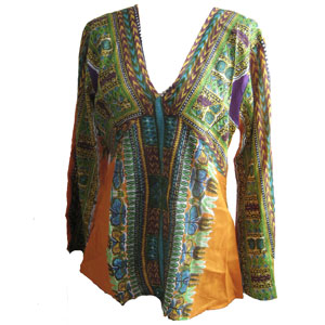 ダシキVネックチュニック