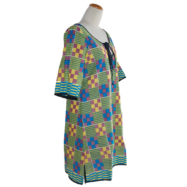 アフリカンバティックチュニックワンピース