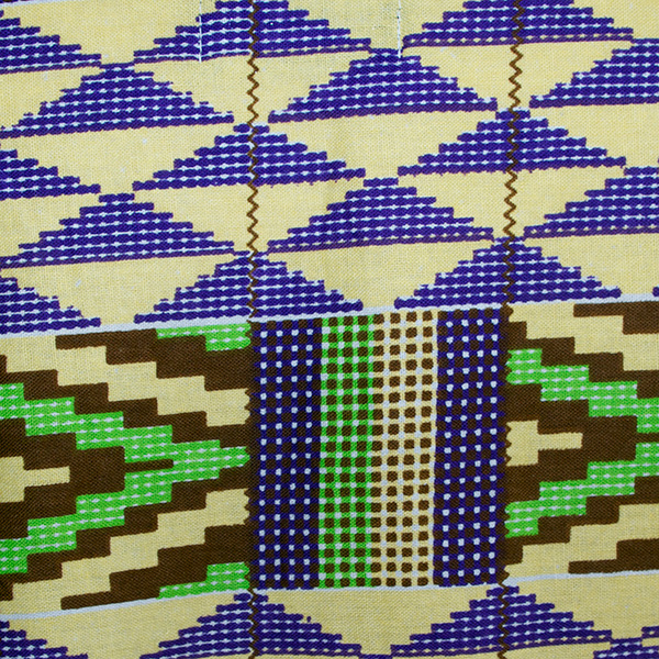 ケンテ布チュニックワンピース