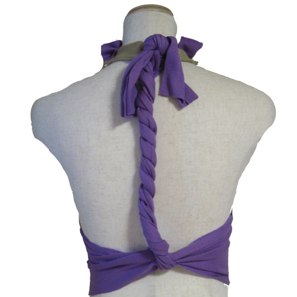 Tシャツリメイクホルタートップス