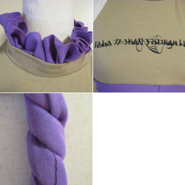 Tシャツリメイクホルタートップス