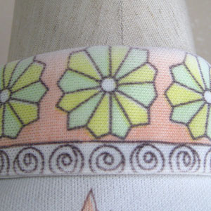 古着幾何学模様半袖シャツ