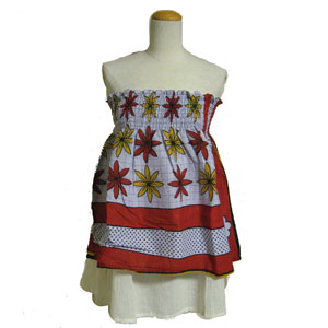 カンガチュニックワンピース