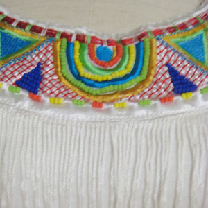 エスニックビーズフリンジタンクトップ