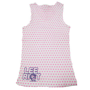 LEE RIOTハート柄タンクトップ