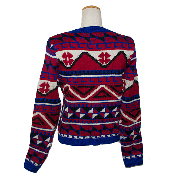 エスニック柄セーター