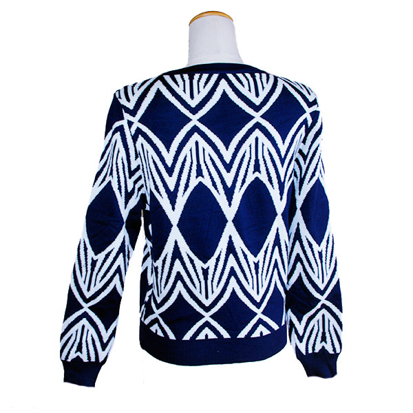 エスニック柄ニットトップスス