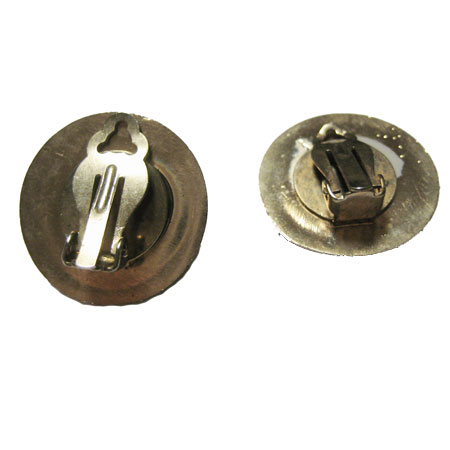 サークルブラックイヤリング