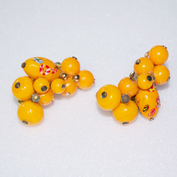 クラウン　trifari イヤリング