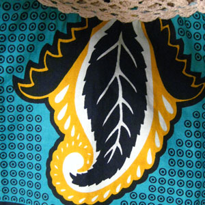 アフリカ　カンガ　ワンピース