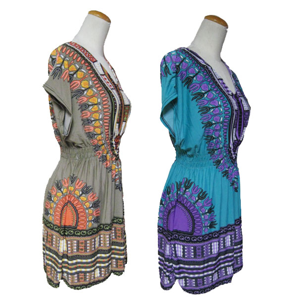 エスニックチュニックワンピース