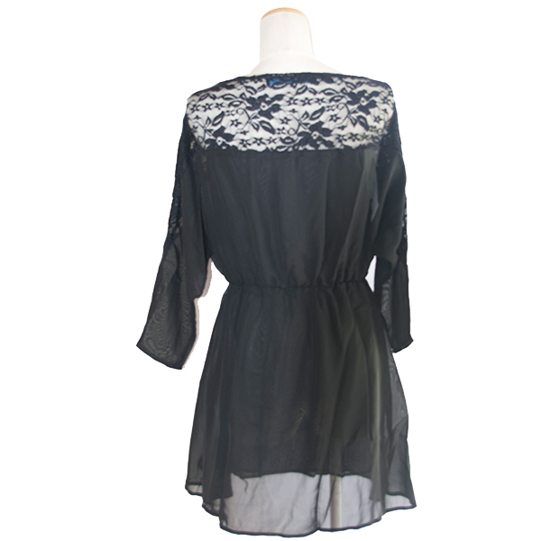 レースシフォンワンピース