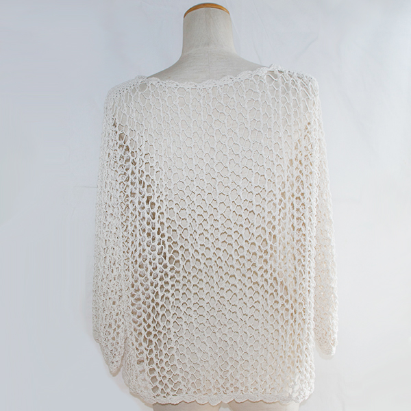 サマーニットコットンカーディガン