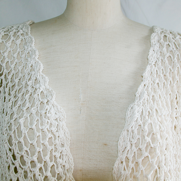 サマーニットコットンカーディガン