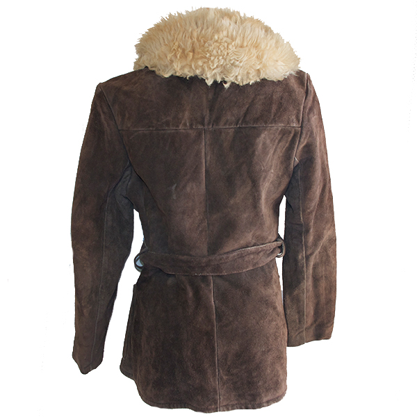 古着ファー付レザージャケット