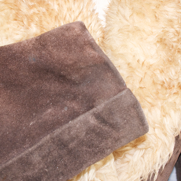 古着ファー付レザージャケット