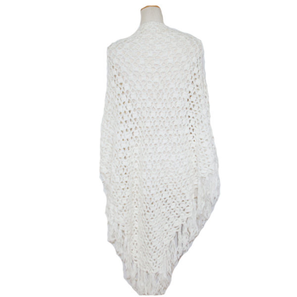 ニットポンチョ