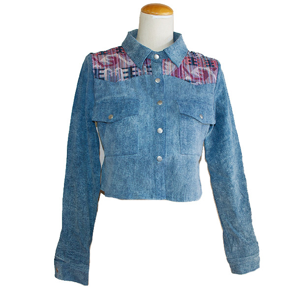 エスニックデニムジャケット