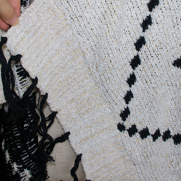 フリンジニットカーディガン