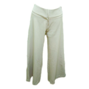 7分丈ピンストライプパンツ