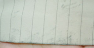 7分丈ピンストライプパンツ