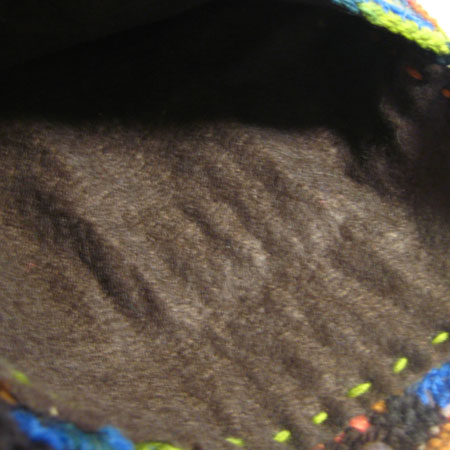 ニットクラッチバッグ