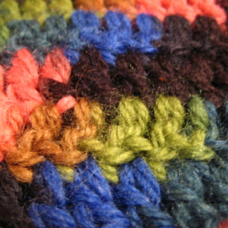 ニットクラッチバッグ