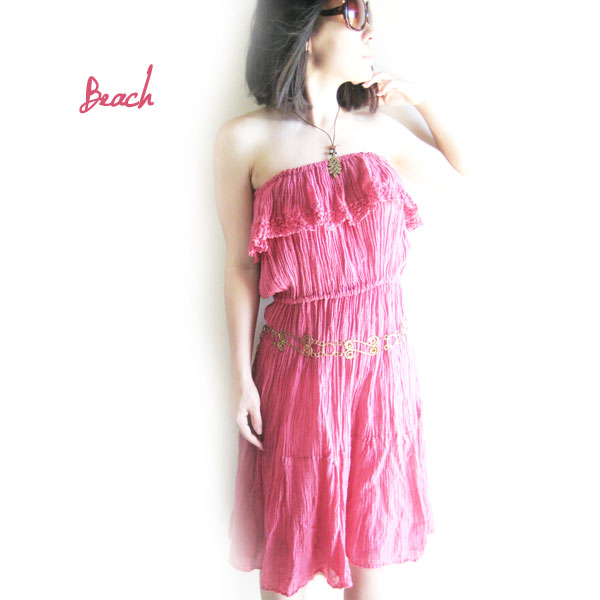 コーディネート　ビーチファッション