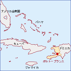 ハイチ　地図