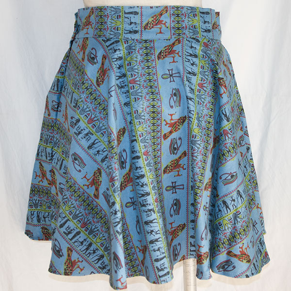 デニムフレアースカート