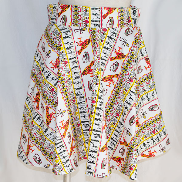 デニムフレアースカート