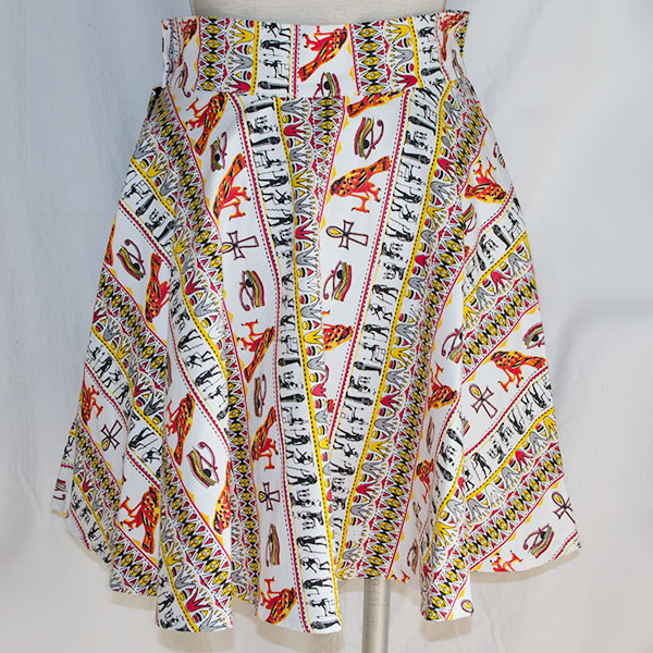 デニムフレアースカート