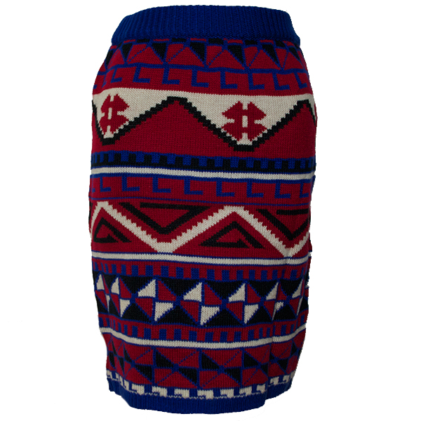 エスニック柄ニットスカート