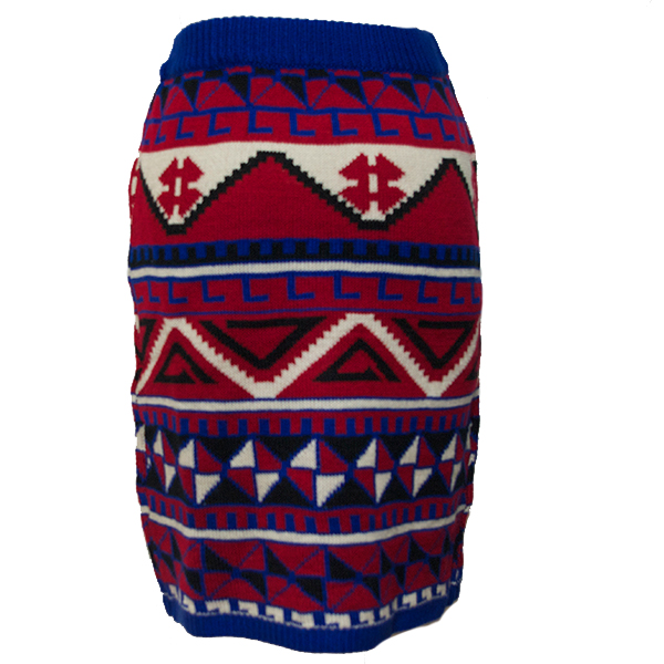 エスニック柄ニットスカート