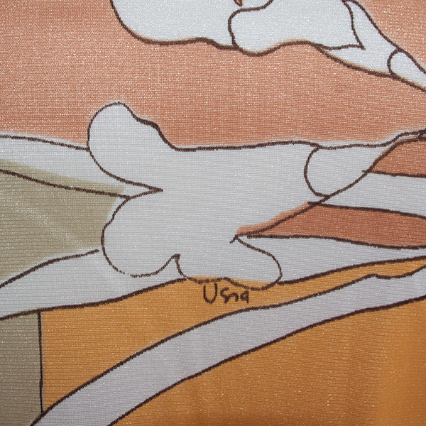 ヴィンテージ花柄ブラウス